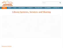 Tablet Screenshot of marmot.org