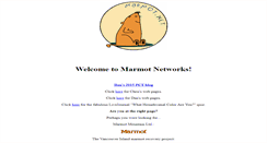 Desktop Screenshot of marmot.net