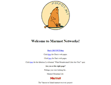 Tablet Screenshot of marmot.net